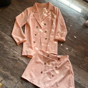 Blazer and skirt set